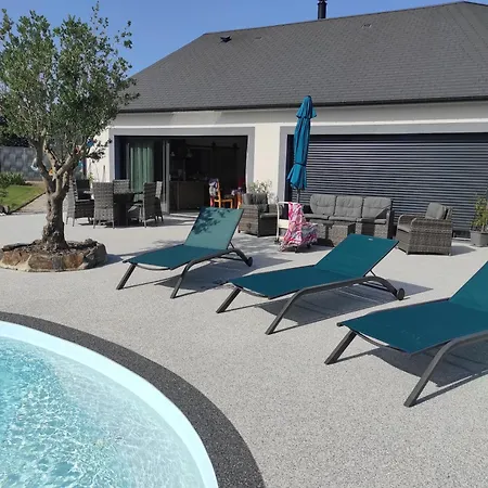 بيت للعطل Maison Calme Avec Piscine Le Grand-Celland